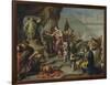 Scipio Paying Homage to Mars-Giovan Battista Pittoni-Framed Premium Giclee Print