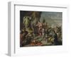 Scipio Paying Homage to Mars-Giovan Battista Pittoni-Framed Giclee Print