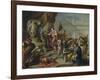 Scipio Paying Homage to Mars-Giovan Battista Pittoni-Framed Giclee Print