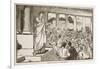 Scipio's Appeal to the People (Litho)-English-Framed Giclee Print