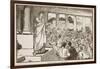 Scipio's Appeal to the People (Litho)-English-Framed Giclee Print