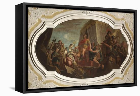 Scipio's Mercy-Gaetano Zompini-Framed Stretched Canvas