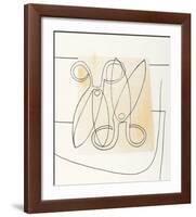 Scissors, c.1968-Ben Nicholson-Framed Serigraph