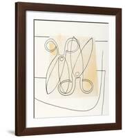 Scissors, c.1968-Ben Nicholson-Framed Serigraph