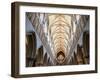Scisssor arch and ceiling, The Cathedral, Wells, Somerset, England, United Kingdom, Europe-Jean Brooks-Framed Photographic Print