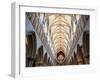 Scisssor arch and ceiling, The Cathedral, Wells, Somerset, England, United Kingdom, Europe-Jean Brooks-Framed Photographic Print