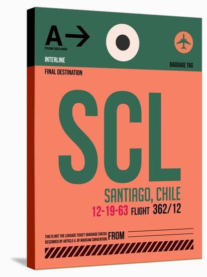 SCL Santiago Luggage Tag I-NaxArt-Stretched Canvas