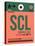 SCL Santiago Luggage Tag I-NaxArt-Stretched Canvas