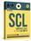 SCL Santiago Luggage Tag II-NaxArt-Stretched Canvas