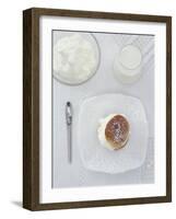 Scone with Cream and Small Milk Jug-Alexander Van Berge-Framed Photographic Print