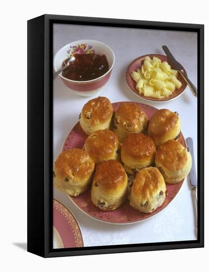 Scones and Jam-null-Framed Stretched Canvas