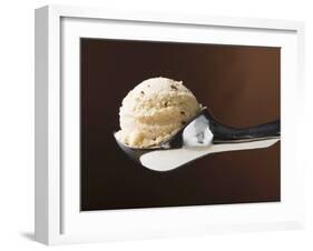 Scoop of Ice Cream in Ice Cream Scoop-null-Framed Photographic Print