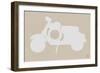 Scooter Brown Poster-NaxArt-Framed Art Print