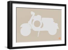 Scooter Brown Poster-NaxArt-Framed Art Print