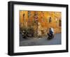 Scooter in Street, Rome, Italy-Demetrio Carrasco-Framed Photographic Print