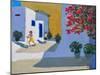 Scooter Kids,Symi,Greek Islands, 2018-Andrew Macara-Mounted Giclee Print