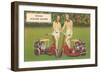 Scooter Mower Advertisement-null-Framed Art Print