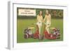 Scooter Mower Advertisement-null-Framed Art Print