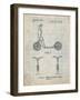 Scooter Patent Art-Cole Borders-Framed Art Print