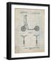 Scooter Patent Art-Cole Borders-Framed Art Print