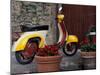 Scooter, Preggio, Umbria, Italy-Inger Hogstrom-Mounted Premium Photographic Print