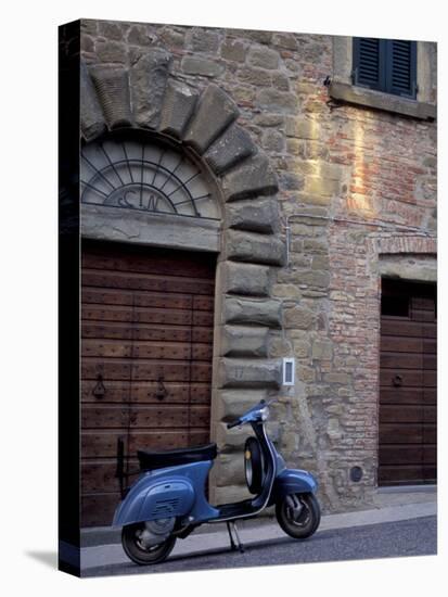 Scooter, Preggio, Umbria, Italy-Inger Hogstrom-Stretched Canvas