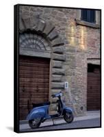 Scooter, Preggio, Umbria, Italy-Inger Hogstrom-Framed Stretched Canvas