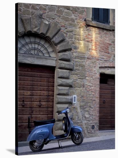 Scooter, Preggio, Umbria, Italy-Inger Hogstrom-Stretched Canvas