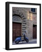 Scooter, Preggio, Umbria, Italy-Inger Hogstrom-Framed Photographic Print