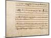 Score for Mazurka in C Sharp-Frederic Chopin-Mounted Giclee Print