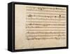 Score for Mazurka in C Sharp-Frederic Chopin-Framed Stretched Canvas