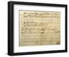 Score for Mazurka, Opus 7 No 4-Frederic Chopin-Framed Giclee Print