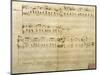 Score for Mazurka, Opus 7 No 4-Frederic Chopin-Mounted Giclee Print