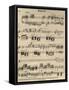 Score for Sonata Majority-Charles Edward Ives-Framed Stretched Canvas