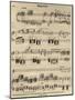 Score for Sonata Majority-Charles Edward Ives-Mounted Giclee Print