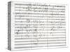 Score for the 3rd Movement of the 5th Symphony-Ludwig Van Beethoven-Stretched Canvas