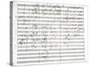 Score for the 3rd Movement of the 5th Symphony-Ludwig Van Beethoven-Stretched Canvas