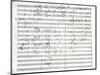 Score for the 3rd Movement of the 5th Symphony-Ludwig Van Beethoven-Mounted Premium Giclee Print