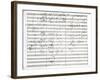 Score for the 3rd Movement of the 5th Symphony-Ludwig Van Beethoven-Framed Giclee Print