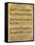 Score of Dissertations on Different Methods of Accompaniment for Harpsichord, Book Two-Jean-Philippe Rameau-Framed Stretched Canvas