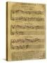 Score of Dissertations on Different Methods of Accompaniment for Harpsichord, Book Two-Jean-Philippe Rameau-Stretched Canvas