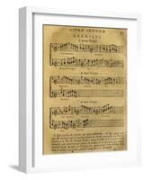 Score of Dissertations on Different Methods of Accompaniment for Harpsichord, Book Two-Jean-Philippe Rameau-Framed Giclee Print