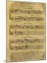 Score of Dissertations on Different Methods of Accompaniment for Harpsichord, Book Two-Jean-Philippe Rameau-Mounted Giclee Print