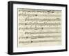 Score of Menuet Allaq Zingarese-Franz Joseph Haydn-Framed Giclee Print