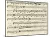 Score of Menuet Allaq Zingarese-Franz Joseph Haydn-Mounted Giclee Print