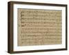 Score of the Kyrie Eleison from the 'Messa a Quattro Voci', 18th Century Copy-Giovanni Pierluigi da Palestrina-Framed Giclee Print