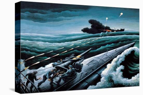 Score One for the Subs-T.h. Benton-Stretched Canvas