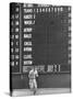 Scoreboard at Griffith Stadium During Game-null-Stretched Canvas