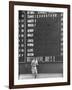 Scoreboard at Griffith Stadium During Game-null-Framed Photographic Print