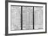 Scorecards from Boxing Match-null-Framed Photographic Print